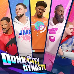 Скачать взлом Dunk City Dynasty (Данк Сити Династия)  [МОД Много монет] - полная версия apk на Андроид