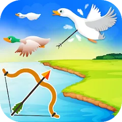 Взломанная Duck Hunting: Hunting Games (Дак Хантинг)  [МОД Все открыто] - полная версия apk на Андроид