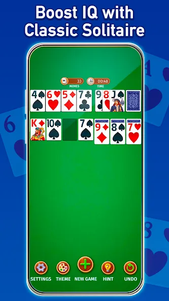 Solitaire: Classic Card Game (Клондайк Солитер)  [МОД Mega Pack] Screenshot 1