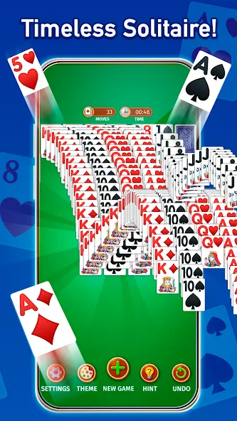 Solitaire: Classic Card Game (Клондайк Солитер)  [МОД Mega Pack] Screenshot 3