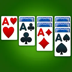 Скачать взлом Solitaire: Classic Card Game (Клондайк Солитер)  [МОД Mega Pack] - полная версия apk на Андроид