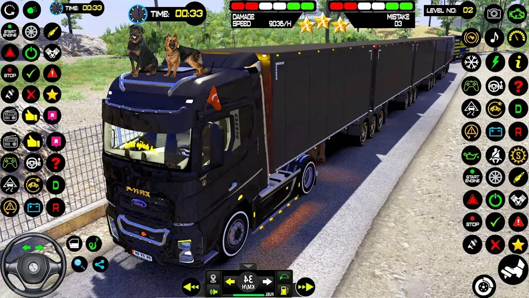 Cargo Truck Driving Truck Game (Ойл трек геймс симулятор 3D)  [МОД Меню] Screenshot 3