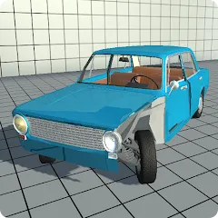 Взлом Simple Car Crash Physics Sim (Симулятор физики простого автомобильного столкновения)  [МОД Все открыто] - полная версия apk на Андроид