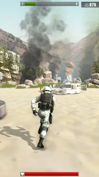 Infantry Attack: War 3D FPS (Инфантерийская атака)  [МОД Бесконечные деньги] Screenshot 1