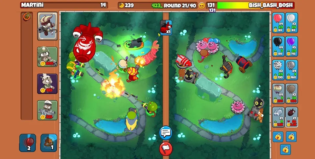 Bloons TD Battles 2 (Блунс ТД Батлс 2)  [МОД Unlocked] Screenshot 2