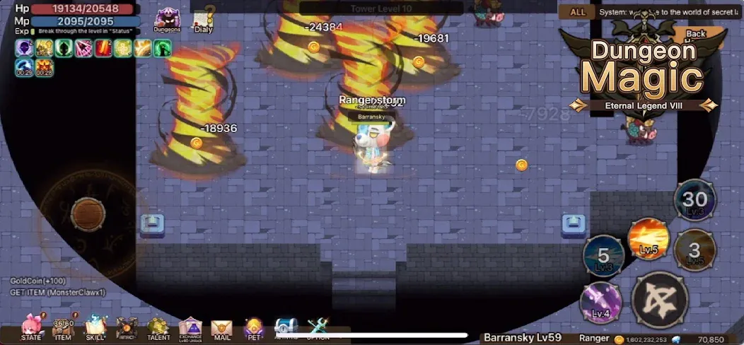 Magic Dungeon:Fallen Angel (Мэджик Данжен)  [МОД Unlimited Money] Screenshot 1