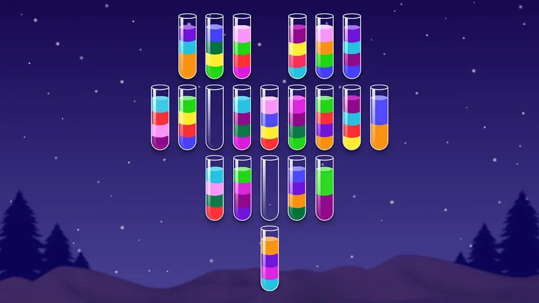 Color Water Sort Wooden Puzzle (Цвет воды Сорт Вуди Пазл)  [МОД Unlimited Money] Screenshot 3