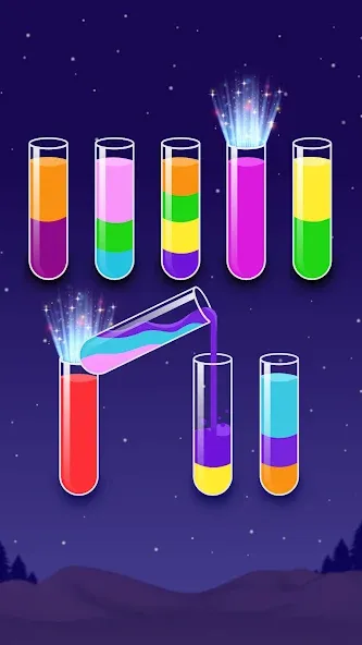 Color Water Sort Wooden Puzzle (Цвет воды Сорт Вуди Пазл)  [МОД Unlimited Money] Screenshot 4