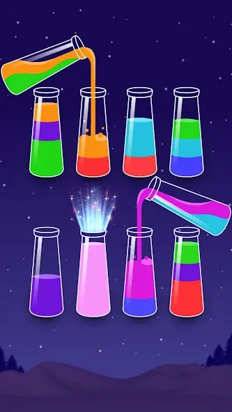 Color Water Sort Wooden Puzzle (Цвет воды Сорт Вуди Пазл)  [МОД Unlimited Money] Screenshot 5