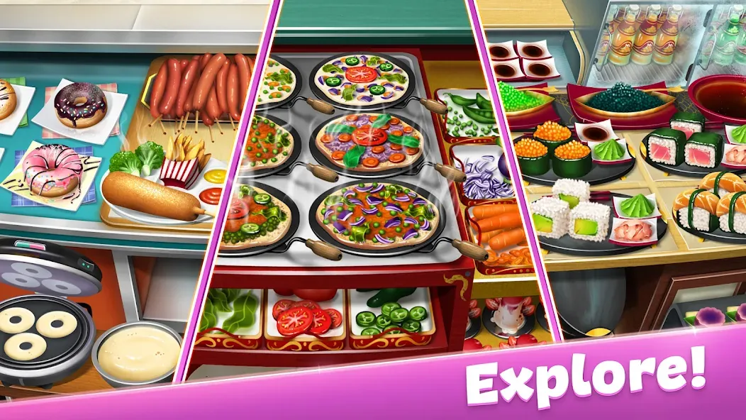 Cooking Fever: Restaurant Game  [МОД Mega Pack] Screenshot 2