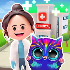 Взломанная Cute Animals: Pet Doctor (Мрдж Кьют Энималс)  [МОД Unlimited Money] - полная версия apk на Андроид