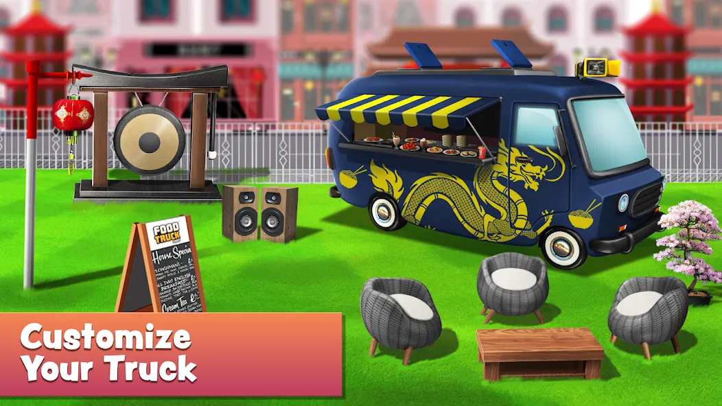 Food Truck Chef™ Cooking Games (Фуд Трак Шеф)  [МОД Бесконечные монеты] Screenshot 4