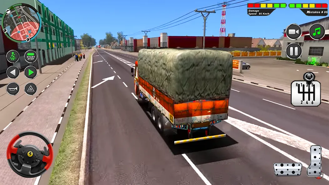 Indian Heavy Truck Delivery 3D  [МОД Бесконечные деньги] Screenshot 2