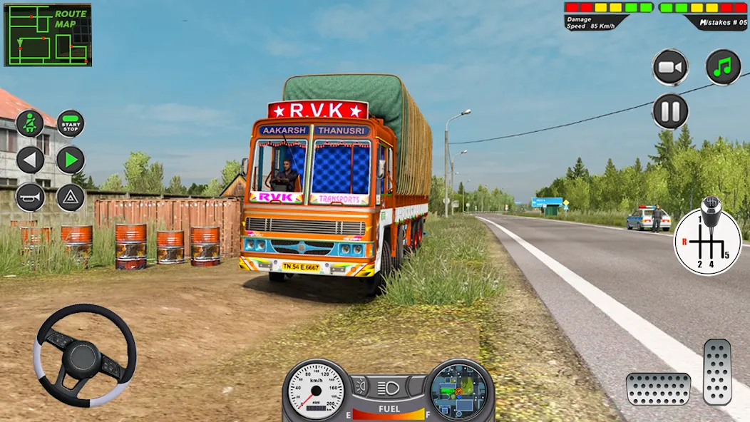 Indian Heavy Truck Delivery 3D  [МОД Бесконечные деньги] Screenshot 5