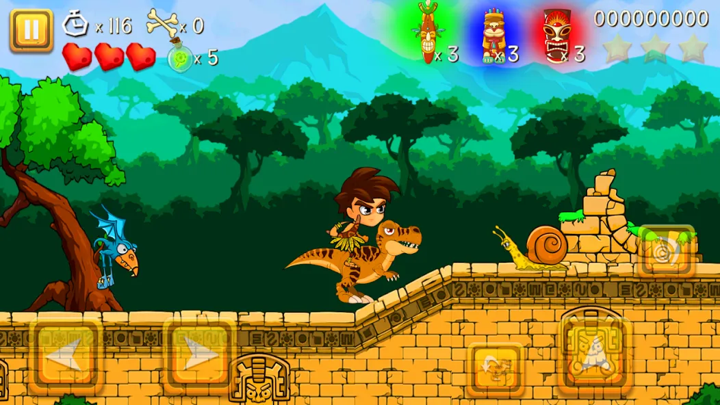 Super Warrior Dino Adventures (Супер Воин Дино Приключения)  [МОД Все открыто] Screenshot 3