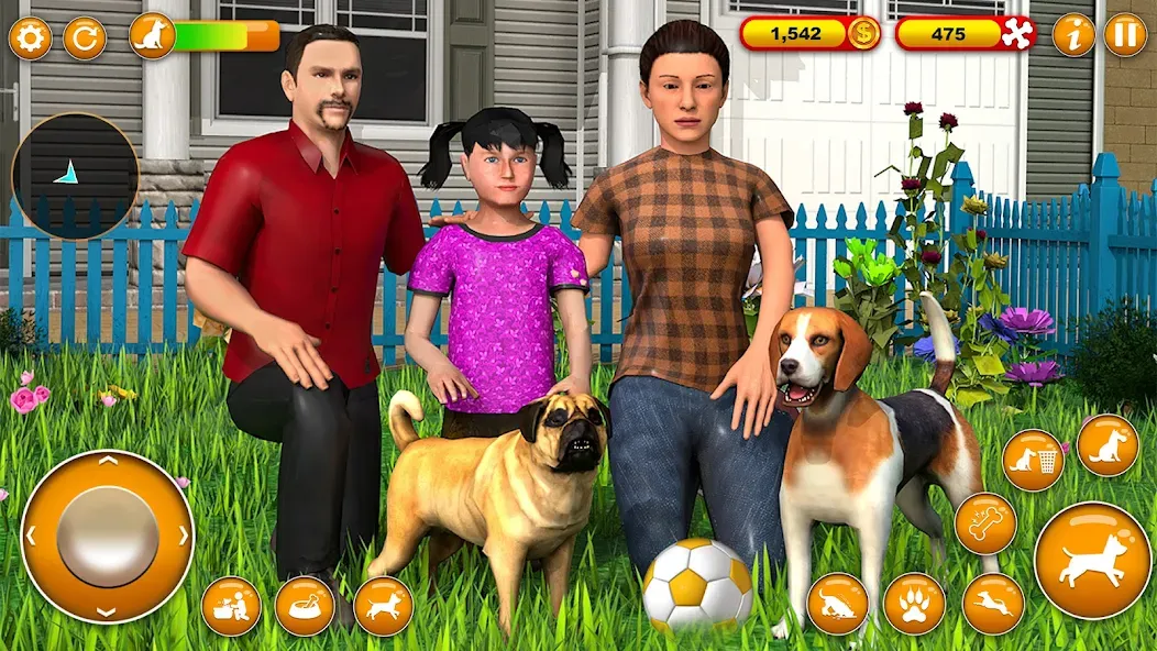 Pet Dog Family Adventure Games  [МОД Unlimited Money] Screenshot 5