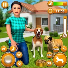 Взлом Pet Dog Family Adventure Games  [МОД Unlimited Money] - стабильная версия apk на Андроид