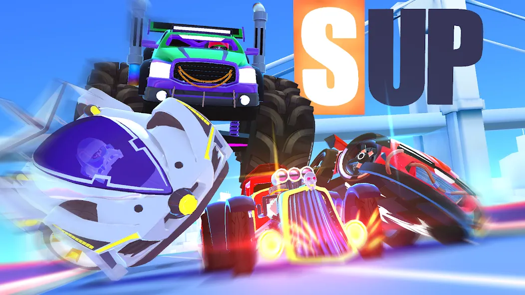 SUP Multiplayer Racing Games (СУП Мультиплеер Рейсинг)  [МОД Бесконечные деньги] Screenshot 5