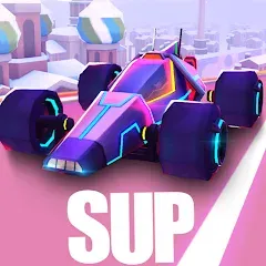 Скачать взломанную SUP Multiplayer Racing Games (СУП Мультиплеер Рейсинг)  [МОД Бесконечные деньги] - полная версия apk на Андроид