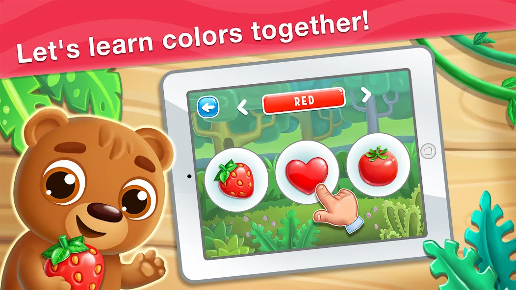 Colors learning games for kids  [МОД Mega Pack] Screenshot 1