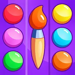 Взлом Colors learning games for kids  [МОД Mega Pack] - полная версия apk на Андроид