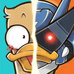 Скачать взлом Merge Duck 2: Idle RPG (Мердж Дак 2)  [МОД Mega Pack] - полная версия apk на Андроид