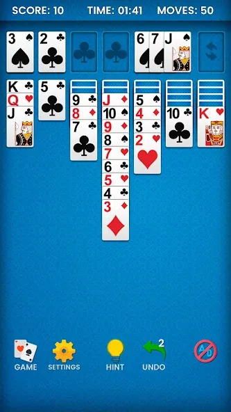 Klondike Solitaire (Клондайк солитер)  [МОД Unlimited Money] Screenshot 2