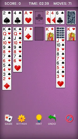 Klondike Solitaire (Клондайк солитер)  [МОД Unlimited Money] Screenshot 3