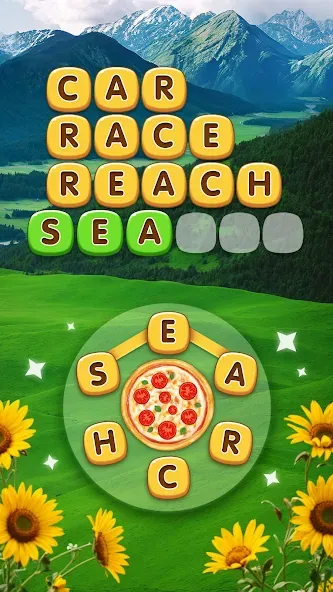 Word Pizza - Word Games  [МОД Mega Pack] Screenshot 1