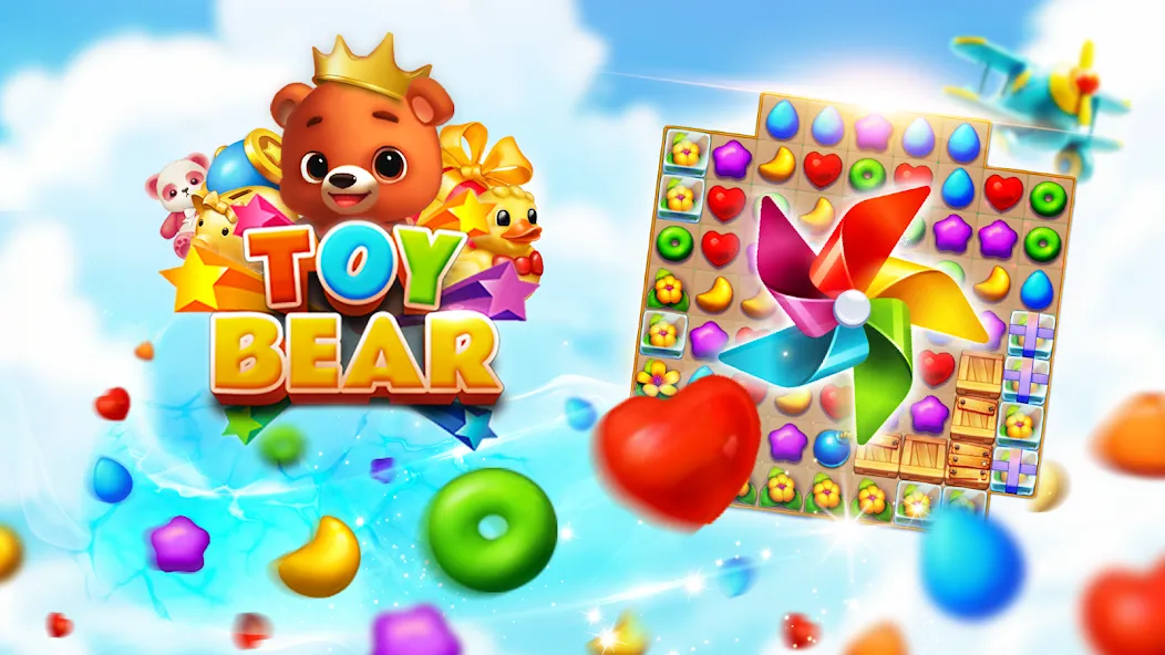 Toy Bear Sweet POP: Match 3 (Той Бир Свит ПОП)  [МОД Menu] Screenshot 5