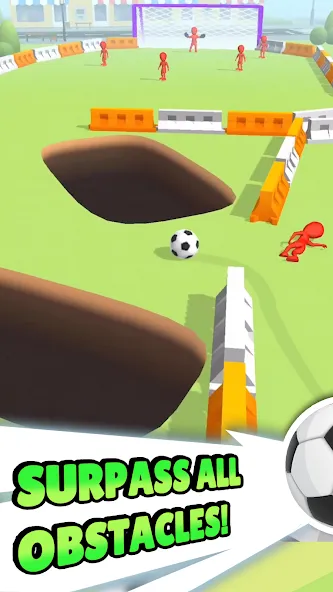 Crazy Kick! Fun Football game  [МОД Много денег] Screenshot 4