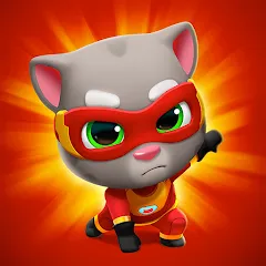 Взломанная Talking Tom Hero Dash  [МОД Mega Pack] - последняя версия apk на Андроид