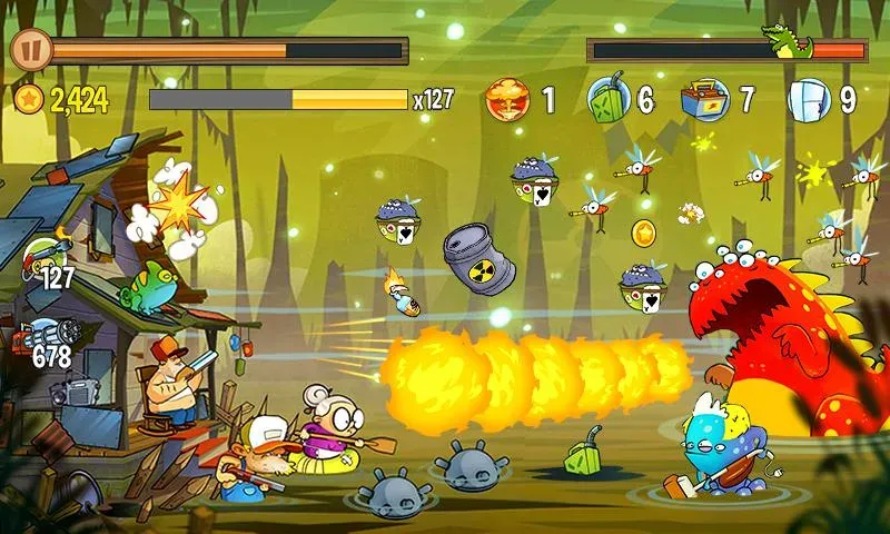 Swamp Attack (Свомп Аттак)  [МОД Много денег] Screenshot 5