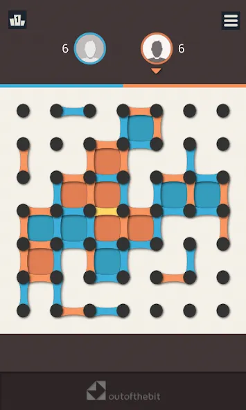 Dots and Boxes - Classic Strat (Дотс энд Бокс)  [МОД Много монет] Screenshot 1