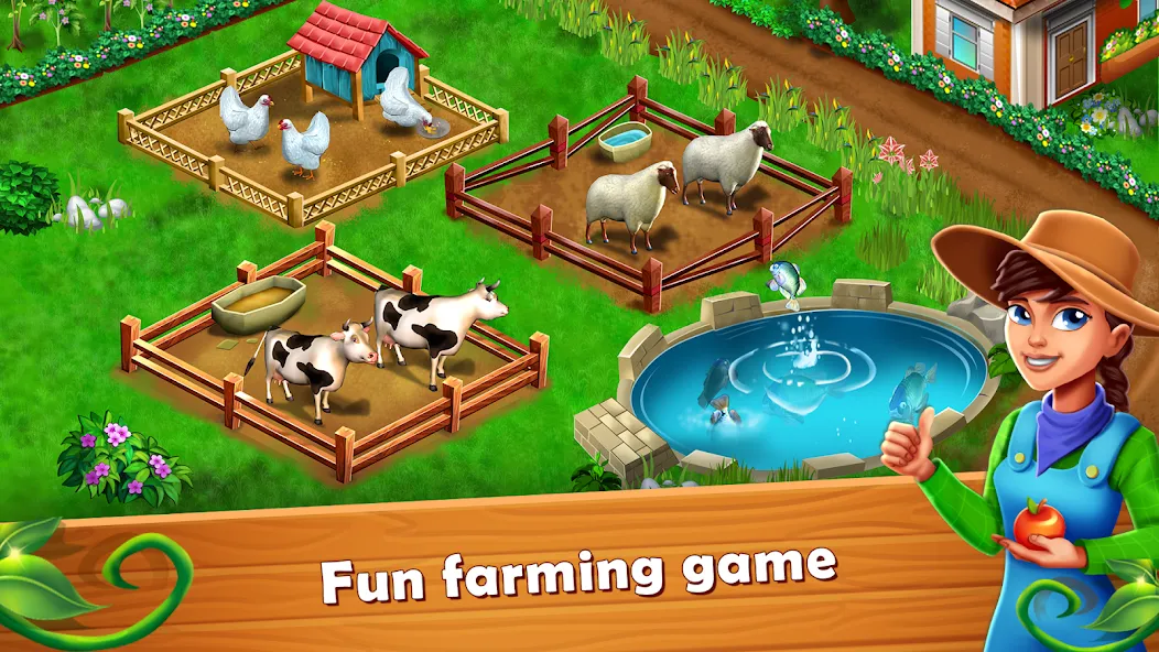 Farm Fest : Farming Games (Фарм Фест)  [МОД Много денег] Screenshot 1