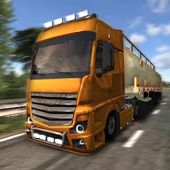 Скачать взлом European Truck Simulator (Юро Трак Драйвер)  [МОД Все открыто] - полная версия apk на Андроид