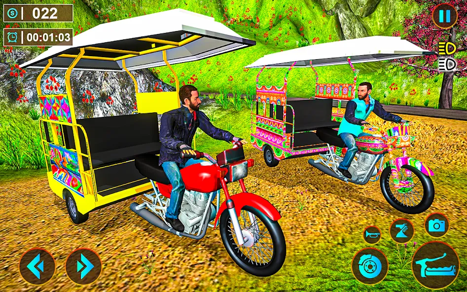 Tuk Tuk Offroad Auto Rickshaw (Тук Тук оффроуд автомобильный рикша)  [МОД Много монет] Screenshot 5