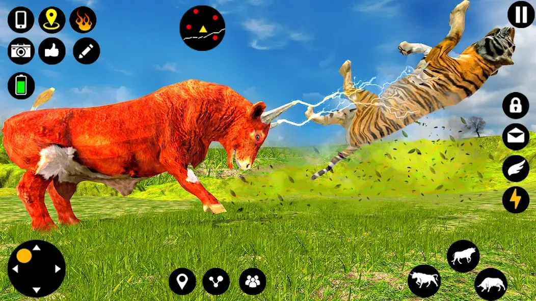 Angry Bull Attack Fight Games (Ангри Булл Атак Файт Геймс)  [МОД Меню] Screenshot 2