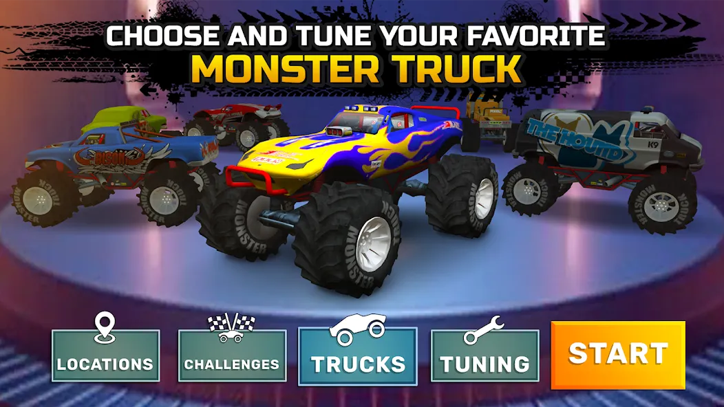 Monster truck: Extreme racing  [МОД Mega Pack] Screenshot 5