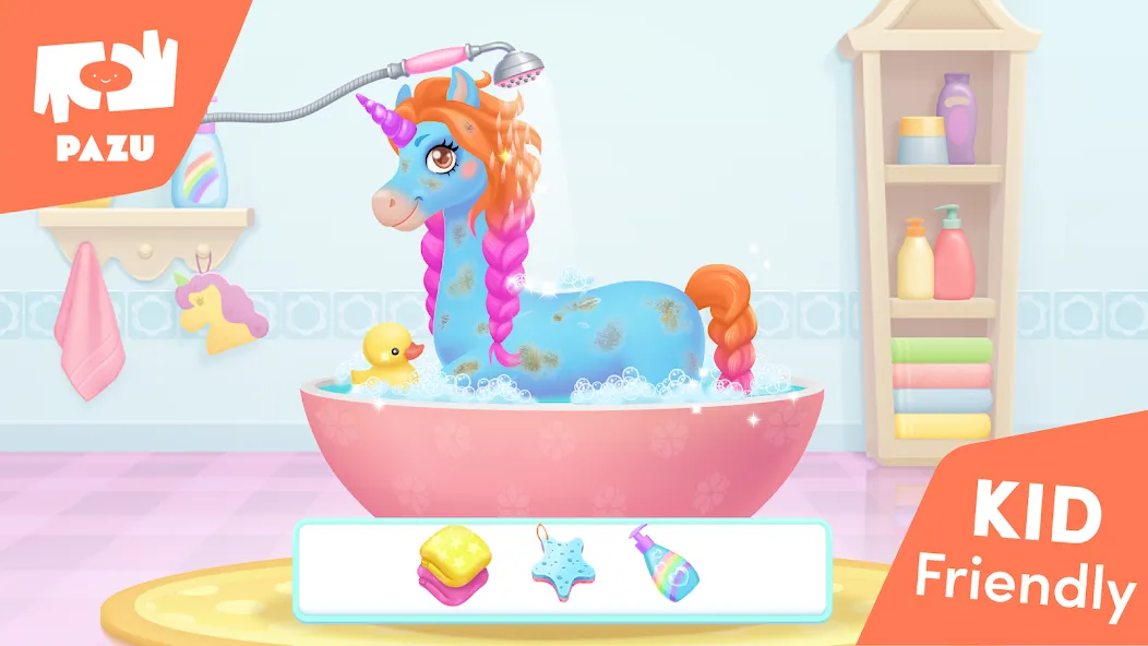 My Unicorn dress up for kids  [МОД Бесконечные монеты] Screenshot 3