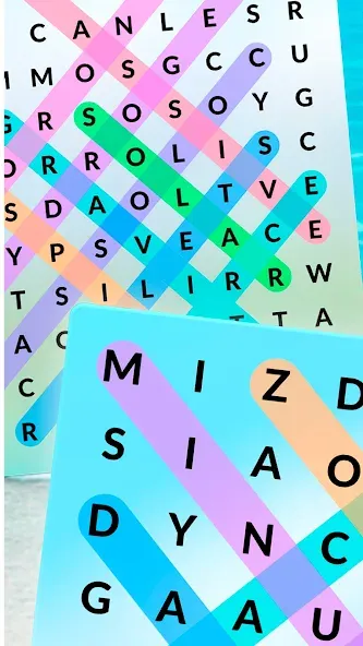 Wordscapes Search (Вордскейпс Серч)  [МОД Много денег] Screenshot 1