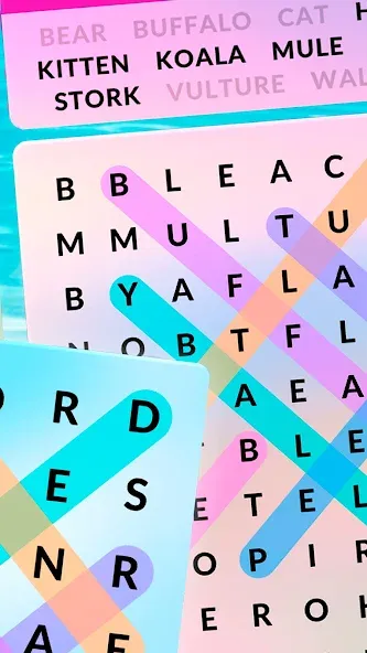 Wordscapes Search (Вордскейпс Серч)  [МОД Много денег] Screenshot 2