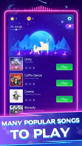 Piano Star (Пиано Стар)  [МОД Unlocked] Screenshot 1