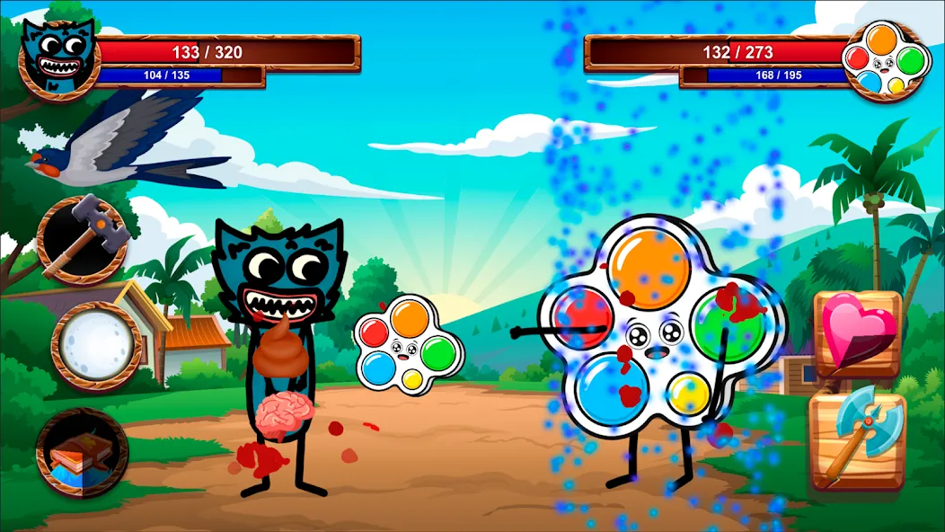 Cartoon Battle  [МОД Unlocked] Screenshot 1