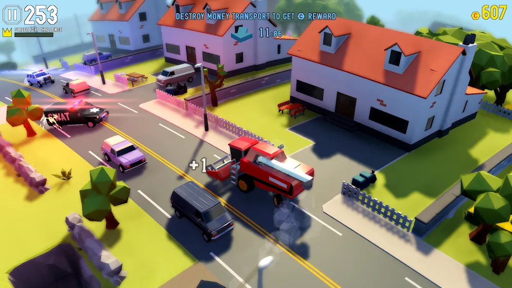 Reckless Getaway 2: Car Chase (Реклесс Гетавей 2)  [МОД Бесконечные монеты] Screenshot 2