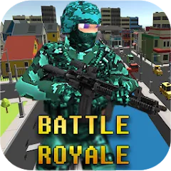 Взломанная Pixel Combat: Battle Royale (Пиксельный бой)  [МОД Mega Pack] - стабильная версия apk на Андроид