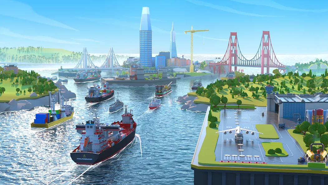 Port City: Ship Tycoon (Порт Сити)  [МОД Mega Pack] Screenshot 5