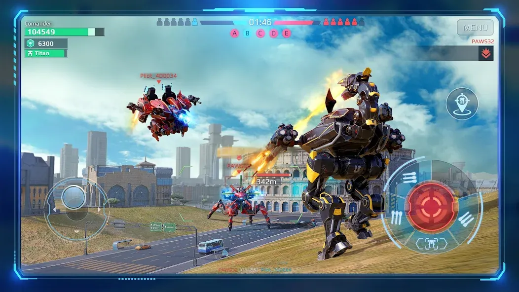 War Robots Multiplayer Battles  [МОД Unlocked] Screenshot 4