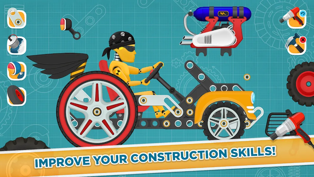 Car Builder & Racing for Kids  [МОД Menu] Screenshot 4