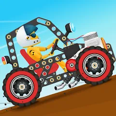 Скачать взлом Car Builder & Racing for Kids  [МОД Menu] - стабильная версия apk на Андроид